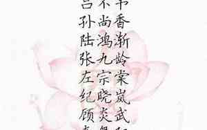 古人有个好名字