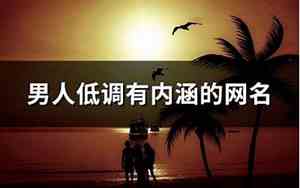 男人内涵网名