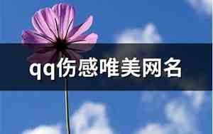 伤感唯美网名