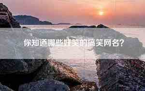 好笑的网名