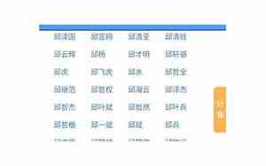 好听的名字邱