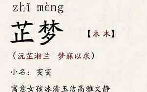 庚子年末女宝宝名字