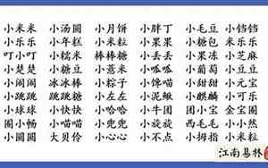 可爱小锋宝宝名字