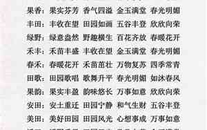 农业公司取名起名大全