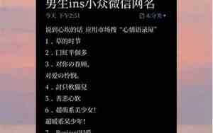 小情绪网名