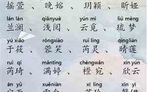 女生迭的名字好听