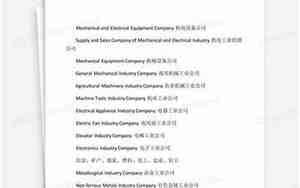 公司名字英文叫法