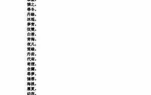 两个繁体字的网名