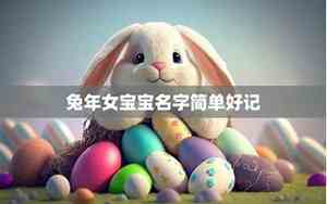 2323兔年女宝宝名字