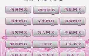 取网名大全