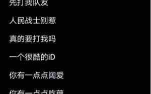 快手网名男生