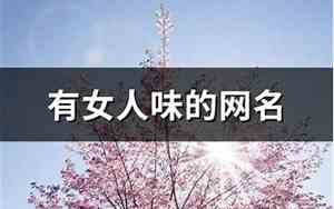 女人味网名