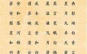 2020个性宝宝取名字