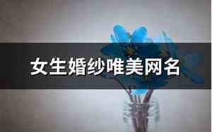 婚纱网名