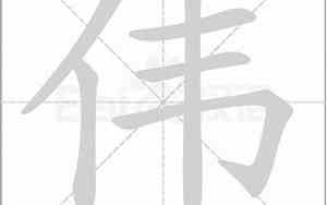 伟字的网名