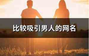 吸引男人的网名
