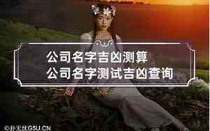公司名字81吉凶
