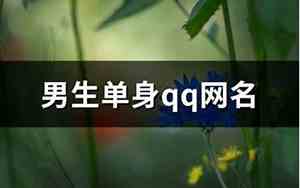 单身qq好听网名