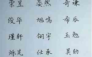 甜美风格宝宝名字男孩