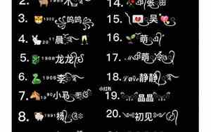 姓网名