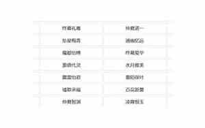 古风网名四个字