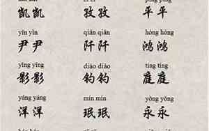 叠字网名
