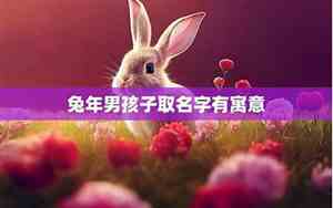 兔年男孩子宝宝名字
