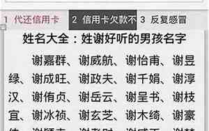 偏僻而又好听的名字男孩