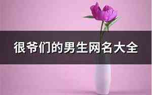 爷们网名