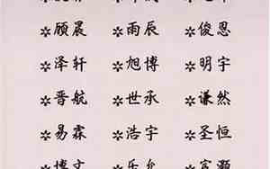 洋气包包男宝宝名字