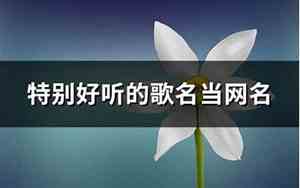 歌名网名