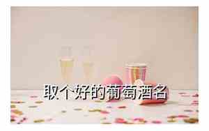 好听的红酒套餐名字