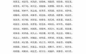 姓刘鸡年宝宝名字