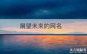 未来的网名