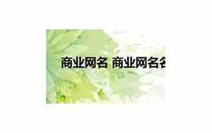 商业网名