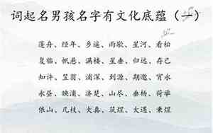廖男宝宝好听名字