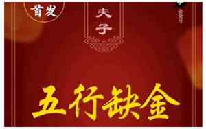 八字缺金公司起名大全