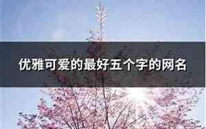 7个字的网名