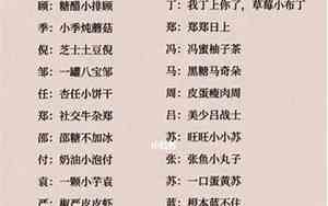 谐音网名大全