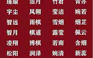 小孩怎么取名为好名字