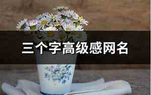 1字网名