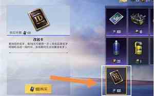 吃鸡怎么改好名字