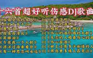 有什么伤感DJ好听