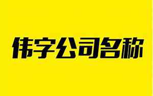 带伟设计公司起名好吗女
