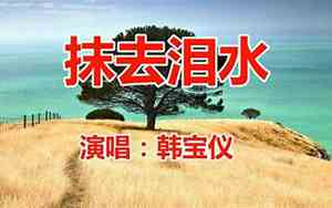 抹去泪水怎么唱才好听呢