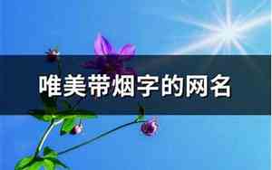 带烟的网名