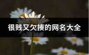 欠揍的网名