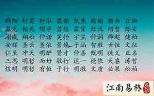 出自论语中好听的名字