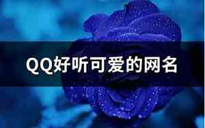 好听可爱的网名