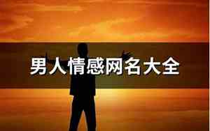 情感网名大全